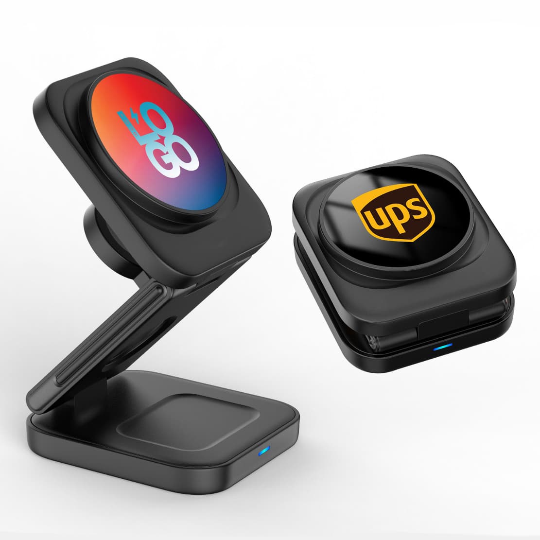 Sạc Không Dây Từ Tính 3 Trong 1 Gập Gọn WPC50 - in logo - Image 1