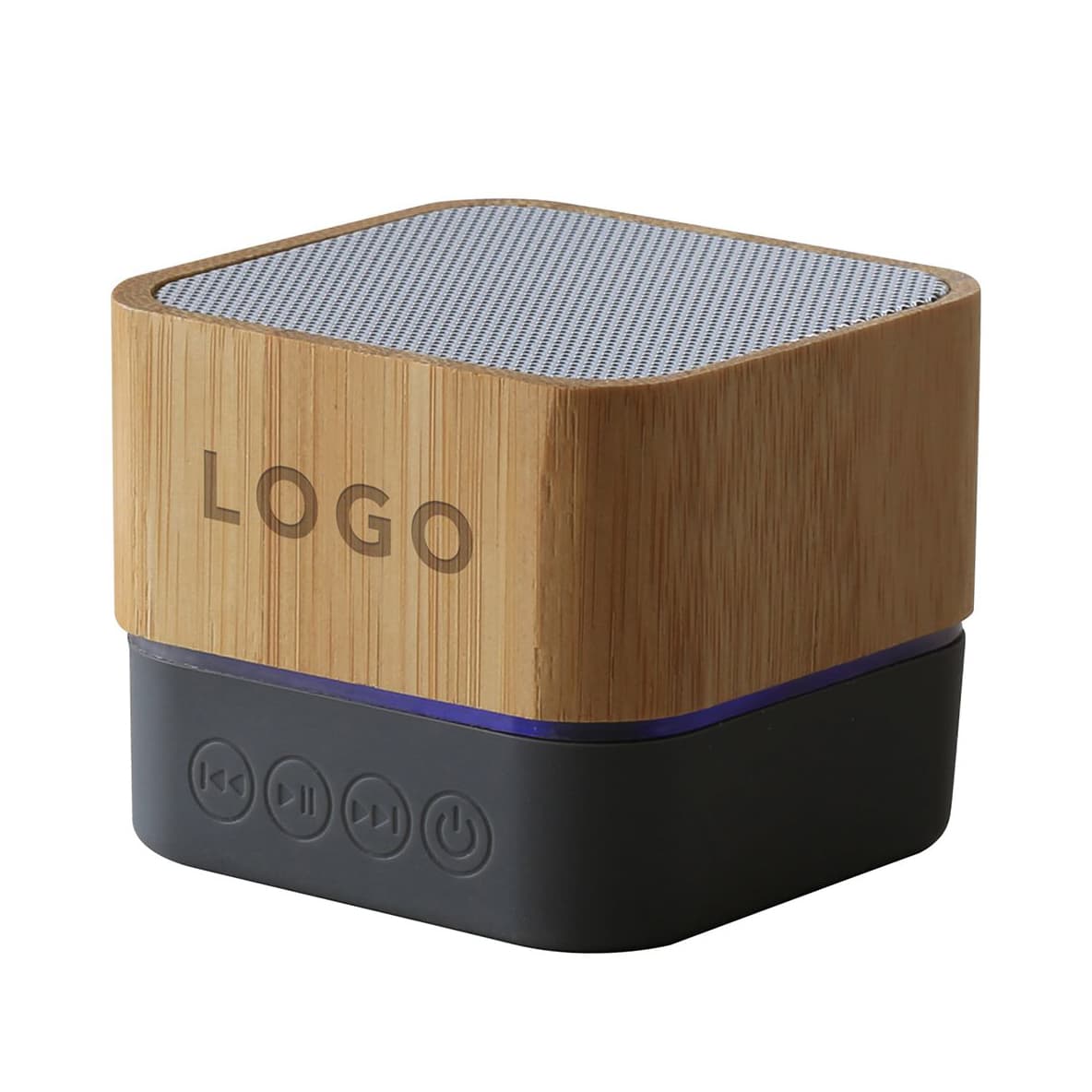 Bluetooth Bamboo Speaker - custom logo - Image 1
