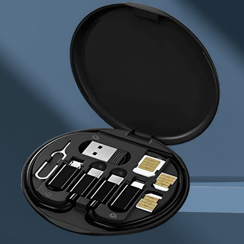 Multi Function Data Cable Holder - custom logo - Image 1