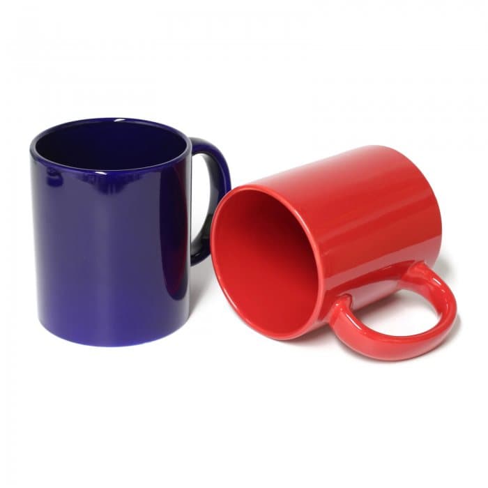 400ml Colored Ceramic Mug - custom logo - Image 1