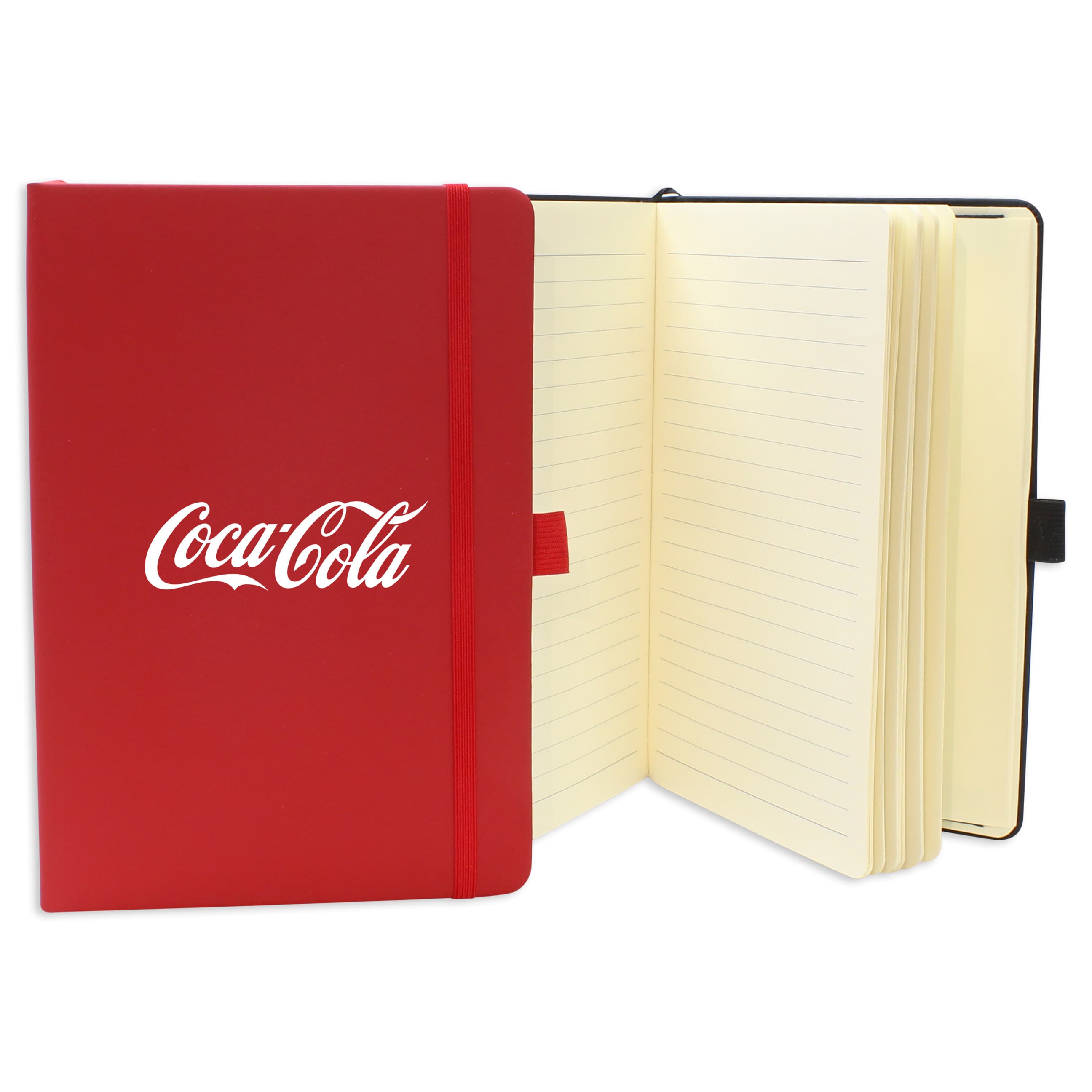A5 Premio Matt Leather Notebook - custom logo - Image 1